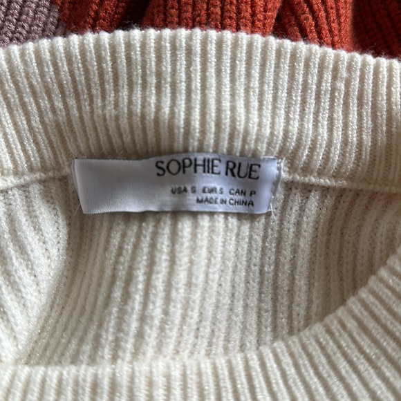 NWOT Karmiti Diagonal Colorblock Sweater - Picture 5 of 6